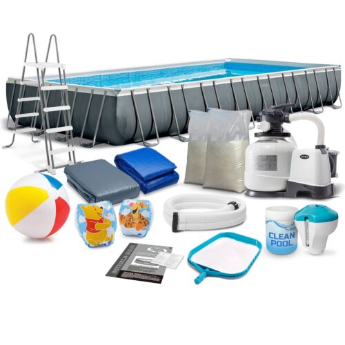 Karkasinis sodo baseinas 975 x 488 x 132 cm 17in1 INTEX 26374