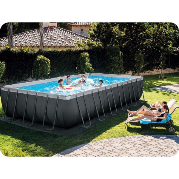 Karkasinis sodo baseinas 975 x 488 x 132 cm 22 viename INTEX 26378 + NEMOKAMAS paspirtukas