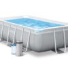 Karkasinis sodo baseinas 300 x 175 x 80 cm 18 viename INTEX 26784 + burbulų aparatas NEMOKAMAI