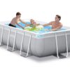 Karkasinis sodo baseinas 300 x 175 x 80 cm 18 viename INTEX 26784 + burbulų aparatas NEMOKAMAI