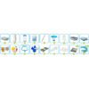 Prizminis rėminis sodo baseinas 300 x 175 x 80 cm 18 viename INTEX 26784
