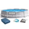 Prizminis rėmas 305 x 76 cm 6 viename INTEX 26700 rėminis sodo baseinas