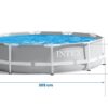 Prizminis rėmas 305 x 76 cm 6 viename INTEX 26700 rėminis sodo baseinas