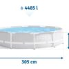 Prizminis rėminis sodo baseinas 305 x 76 cm INTEX 26700