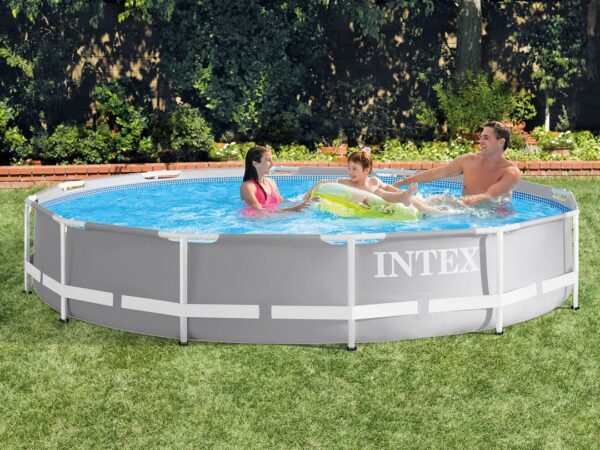 Karkasinis sodo baseinas 366 x 76 cm 16 viename INTEX 26712 + burbulų aparatas NEMOKAMAI