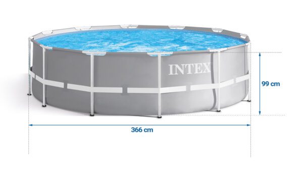Prizminis rėmas 366 x 99 cm 10 viename INTEX 26716