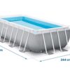 Prizminio rėmo sodo baseinas 488 x 244 x 107 cm 18 in 1 INTEX 26792