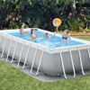 Prizminis rėminis sodo baseinas 488 x 244 x 107 cm 6 viename INTEX 26792