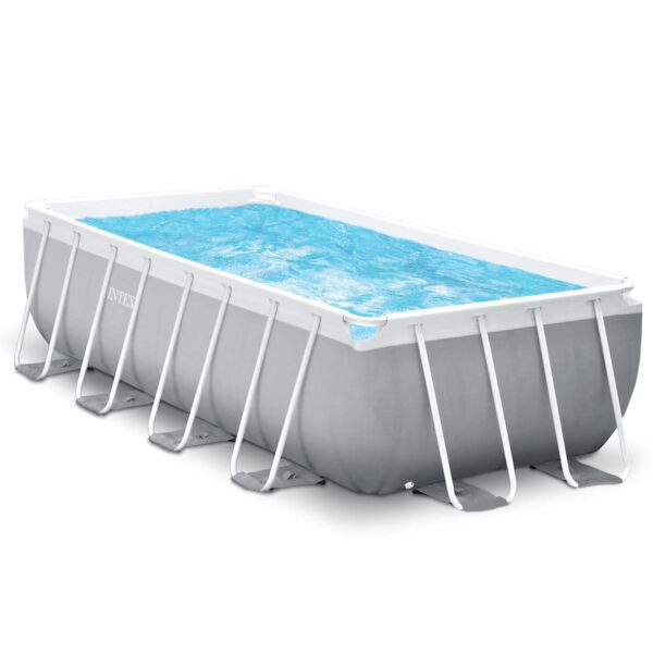 Prizminis rėminis sodo baseinas 488 x 244 x 107 cm 6 viename INTEX 26792