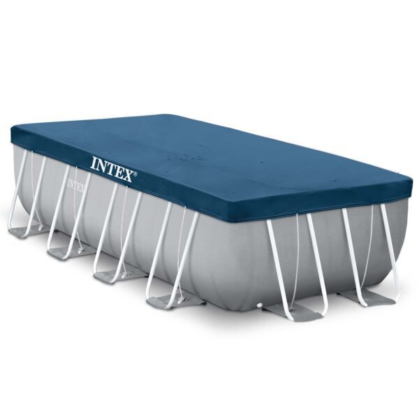 Prizminis rėminis sodo baseinas 488 x 244 x 107 cm 6 viename INTEX 26792