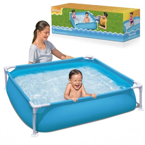 Basen ogrodowy stelażowy dla dzieci 122 x 30 Karkasinis sodo baseinas vaikams 122 x 30,5 cm Bestway 56217