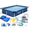 Stačiakampis karkasinis baseinas 221x150x43 cm 16 viename Bestway 56401N