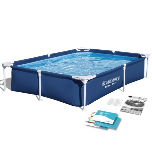 Stačiakampis rėminis baseinas 221x150x43 cm Bestway 56401N