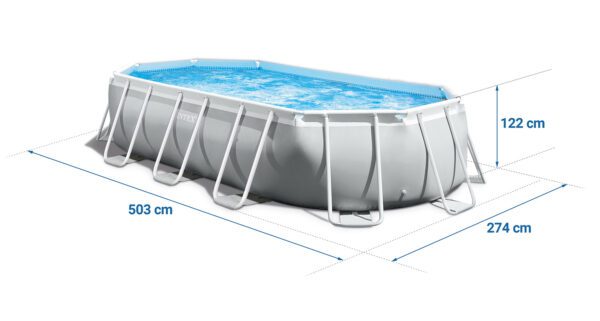 Karkasinis baseinas 503x274x122cm 12in1 INTEX 26796