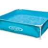 Mini karkasinis baseinas vaikams, turkio spalvos, 122 x 122 x 30 cm, INTEX 57173