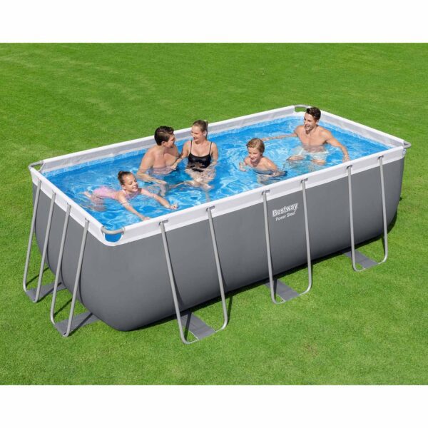 Karkasinis sodo baseinas 412 x 201 x 122 cm 10 viename BESTWAY 56457N