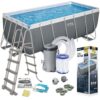 Basen stelażowy ogrodowy 412 x 201 x 122 cm 11w1 Bestway 56456N Karkasinis sodo baseinas 412 x 201 x 122 cm, 11 viename, „Bestway 56456N“