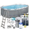 Karkasinis sodo baseinas 427 x 250 x 100 cm, 11 viename, „Bestway 56620“