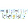Karkasinis sodo baseinas 457 x 107 cm 11 viename Bestway 56488