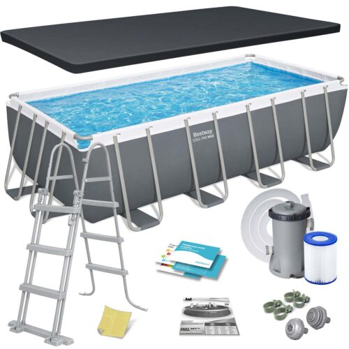 Karkasinis sodo baseinas 488 x 244 x 122 cm 12 viename Bestway 56670