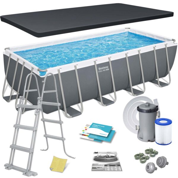 Karkasinis sodo baseinas 488 x 244 x 122 cm 12 viename Bestway 56670