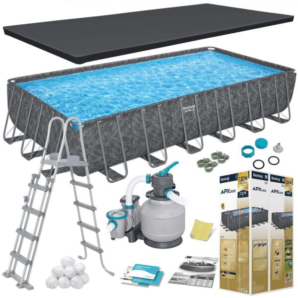 Karkasinis sodo baseinas 732 x 366 x 132 cm, 11 viename, „Bestway 561KG“