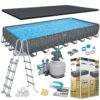 Basen stelażowy ogrodowy 956 x 488 x 132 cm 11w1 Bestway 561KJ Karkasinis sodo baseinas 956 x 488 x 132 cm 11 viename Bestway 561KJ