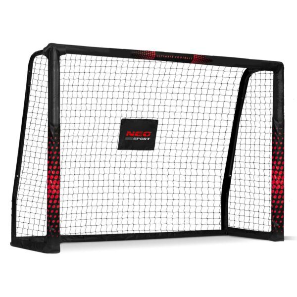 Futbolo vartai 180 x 120 x 60 cm NS-463 juodi ir raudoni