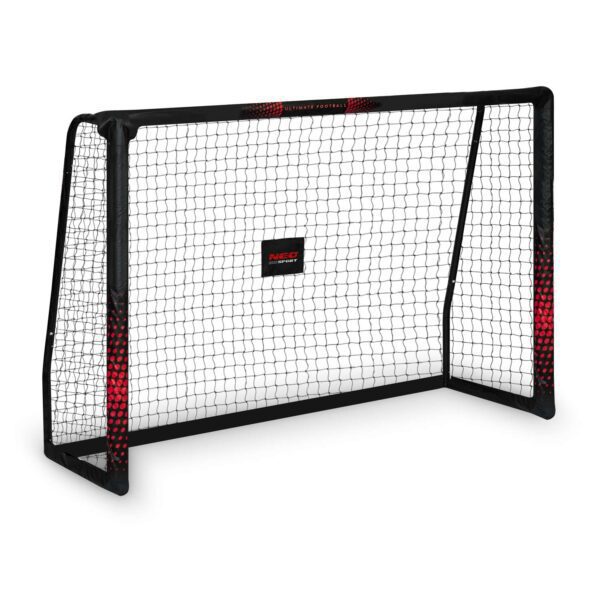 Futbolo vartai 180 x 120 x 60 cm NS-463 juodi ir raudoni
