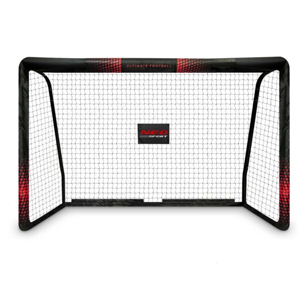 Futbolo vartai 180 x 120 x 60 cm NS-463 juodi ir raudoni