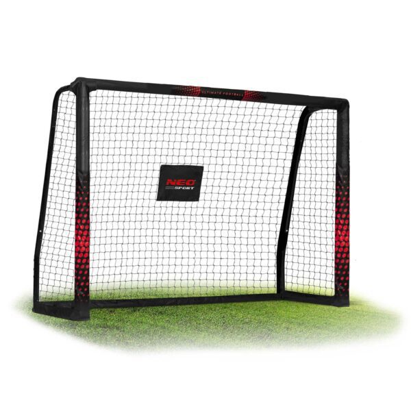 Futbolo vartai 180 x 120 x 60 cm NS-463 juodi ir raudoni