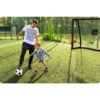 Futbolo vartai 180 x 120 x 60 cm NS-463 juodi ir raudoni
