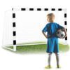 Futbolo vartai 180 x 120 x 60 cm NS-464 juodi ir balti