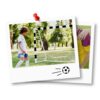 Futbolo vartai 180 x 120 x 60 cm NS-464 juodi ir balti