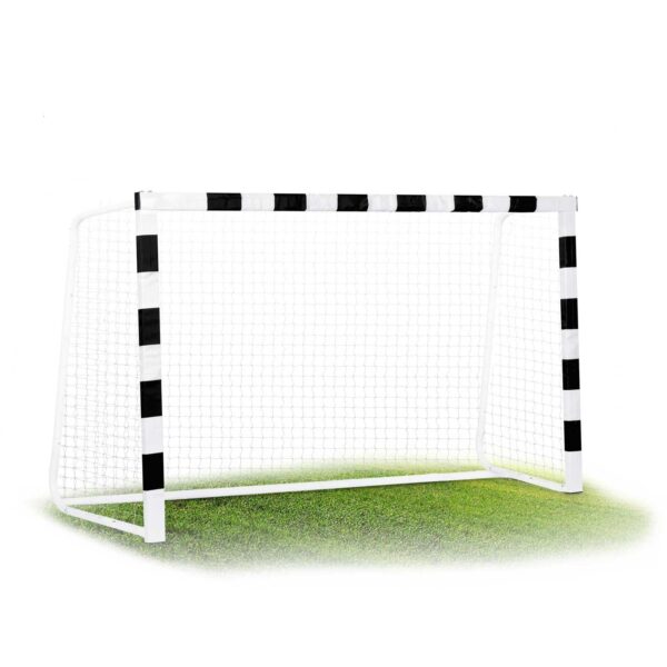 Futbolo vartai 180 x 120 x 60 cm NS-464 juodi ir balti