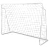 Futbolo vartai 245 x 155 x 80 cm + taikinio kilimėlis
