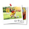 Futbolo vartai 245 x 155 x 80 cm + taikinio kilimėlis