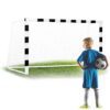 Futbolo vartai 300 x 160 x 90 cm NS-460 juodi ir balti