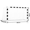 Futbolo vartai 300 x 160 x 90 cm NS-460 juodi ir balti