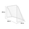 Futbolo vartai 300 x 200 x 120 cm