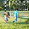 Futbolo vartai 300 x 200 x 120 cm NS-465 juodi ir balti