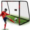 Futbolo vartai 300 x 200 x 120 cm NS-473 juodi ir raudoni