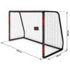 Futbolo vartai 300 x 200 x 120 cm NS-473 juodi ir raudoni