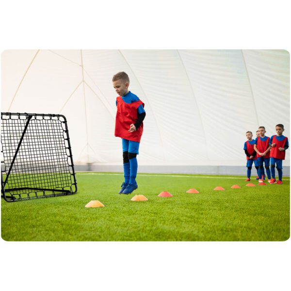 Futbolo vartai 300 x 200 x 90 cm NS-465 juodi ir balti