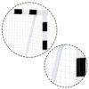 Futbolo vartai 300 x 200 x 90 cm NS-465 juodi ir balti