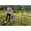 Futbolo vartai 300 x 200 x 90 cm NS-465 juodi ir balti