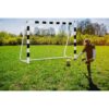 Futbolo vartai 300 x 200 x 90 cm NS-465 juodi ir balti