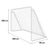Futbolo vartai 300 x 200 x 90 cm NS-496