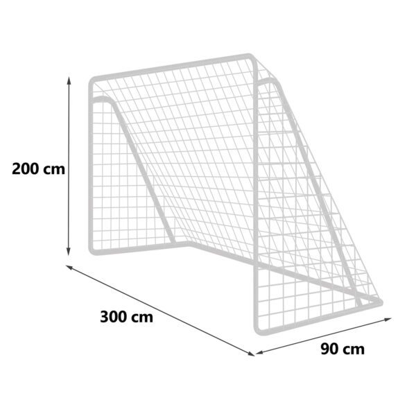 Futbolo vartai 300 x 200 x 90 cm NS-496