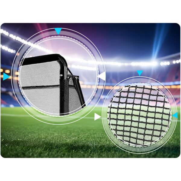 Futbolo vartai 300 x 200 x 90 cm NS-497 juodi
